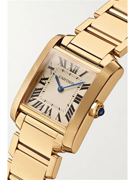 cartier tank francaise gold medium|cartier tank francaise large gold.